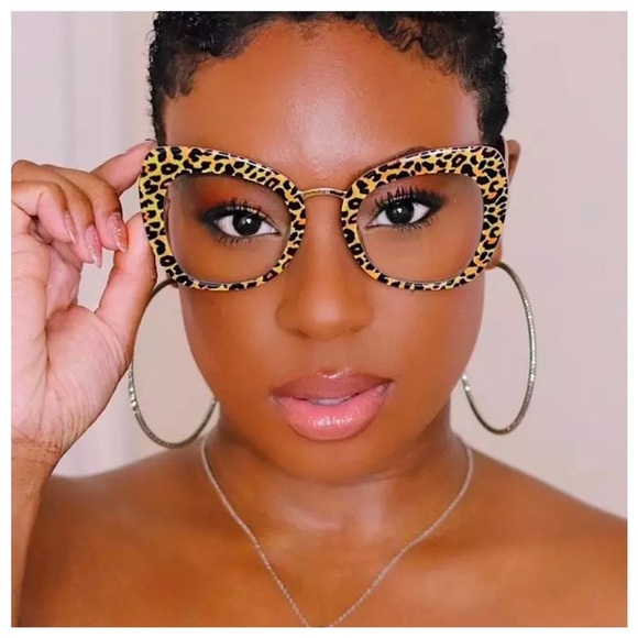 Leopard Print Women's Sunglasses - Picture 1 of 1